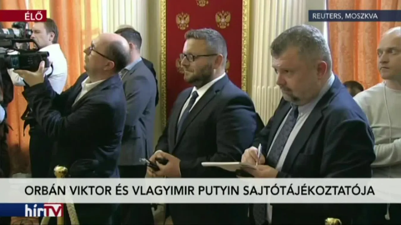 Orbán Viktor és Vlagyimir Putyin sajtótájékoztatója