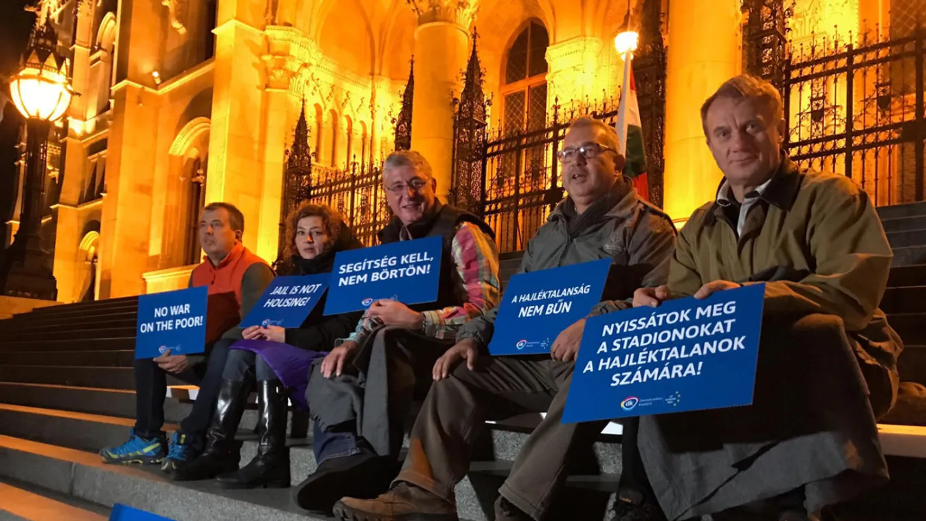 A Kossuth téren aludtak Gyurcsányék