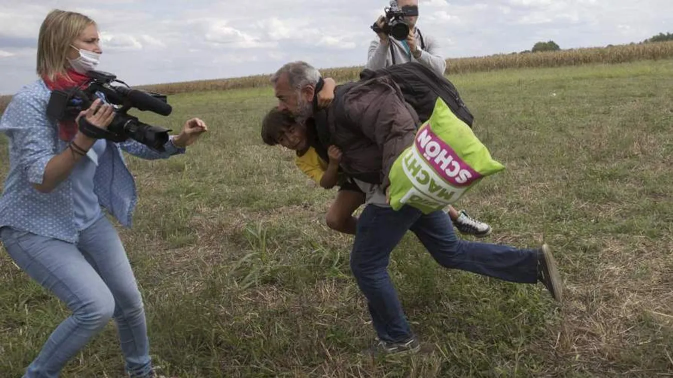 Felmentették a menekültet felrúgó operatőrt