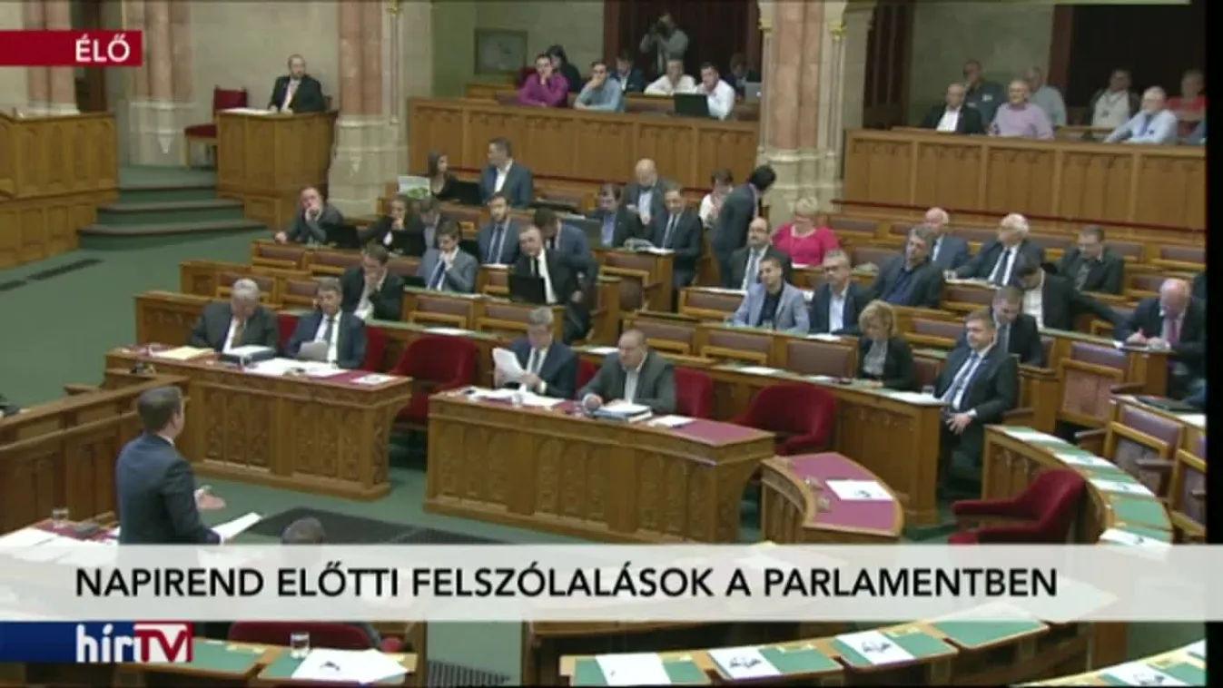 Napirend előtti felszólalások a Parlamentben – 1. rész