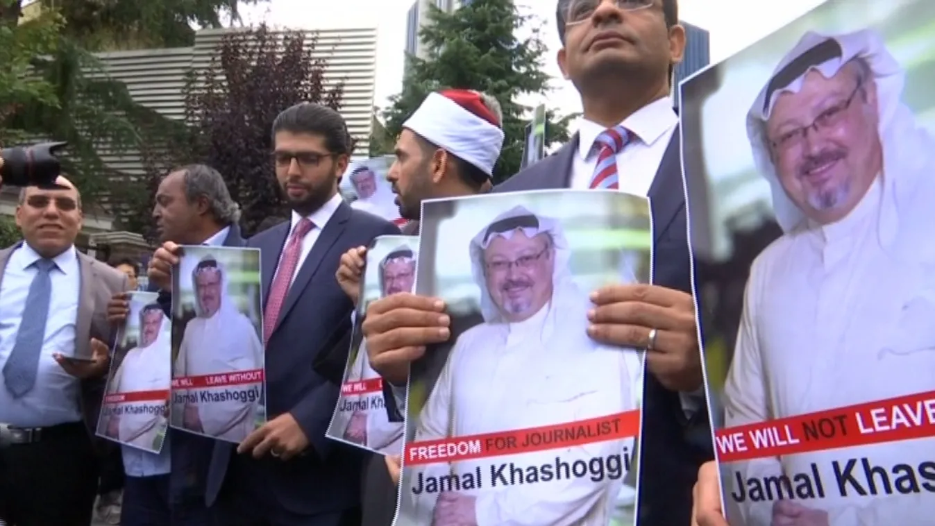 A konzulátus előtt tüntettek az eltűnt újságíró miatt