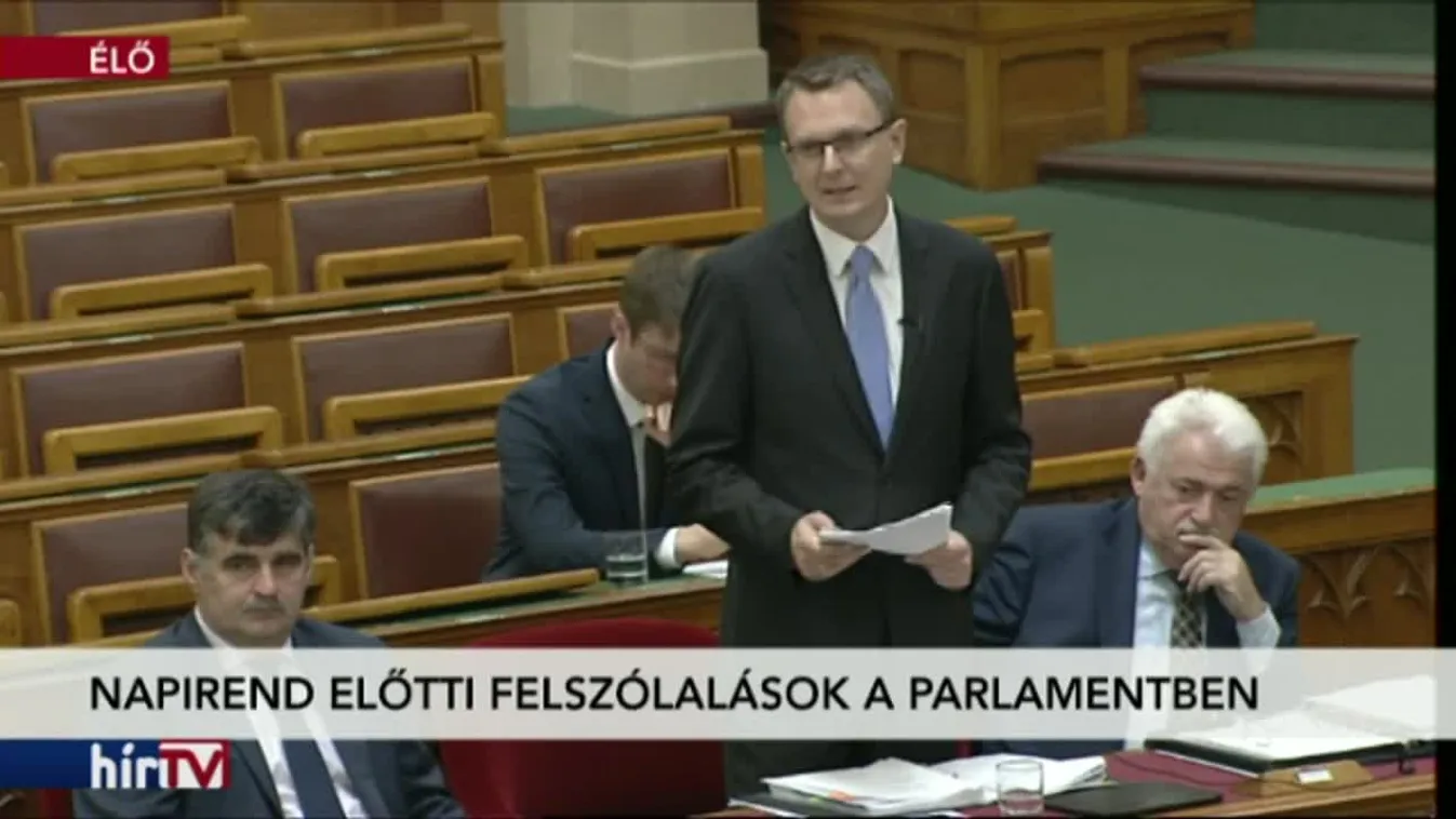 Napirend előtti felszólalások a Parlamentben