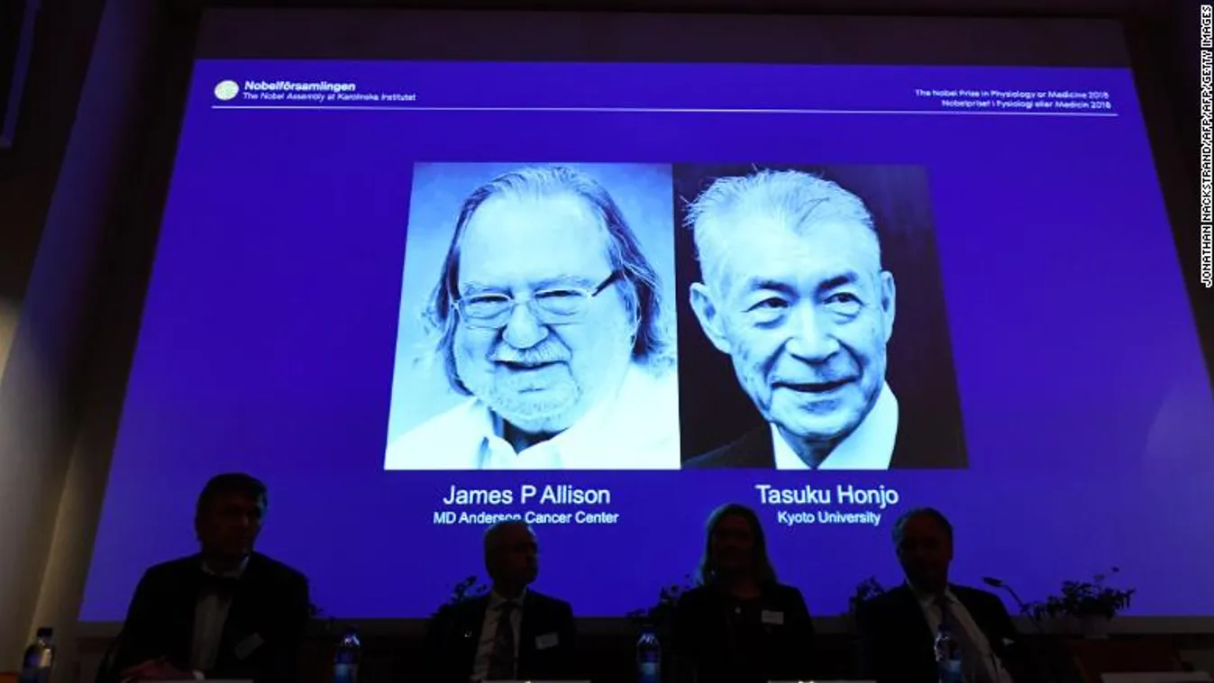 A rák elleni modern immunterápia kifejlesztéséért kaptak Nobel-díjat