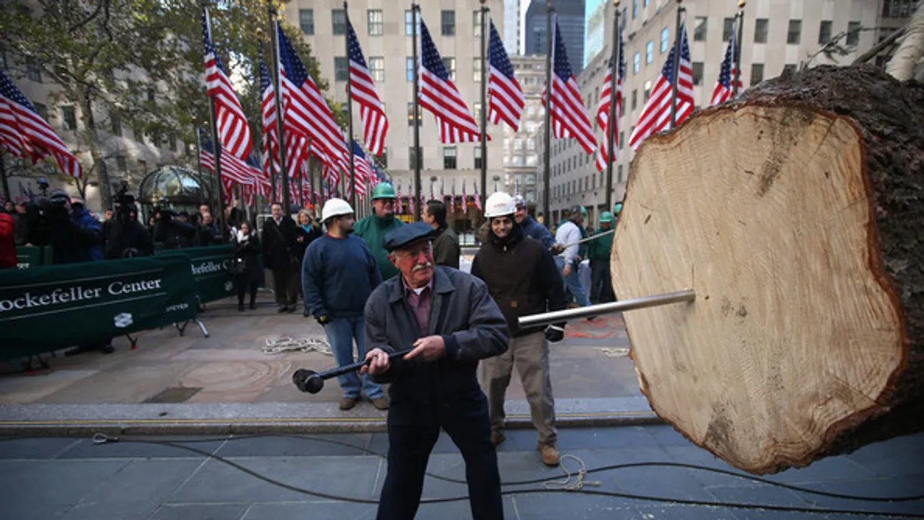 Ötvenhatos magyar ajándéka az idei new york-i karácsonyfa