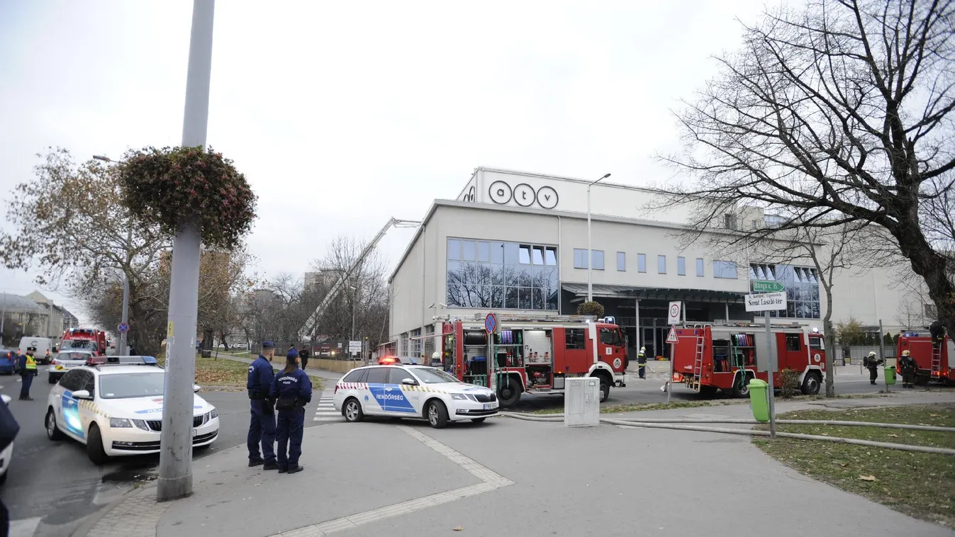 A BRFK nyomoz az ATV-székház kigyulladása miatt