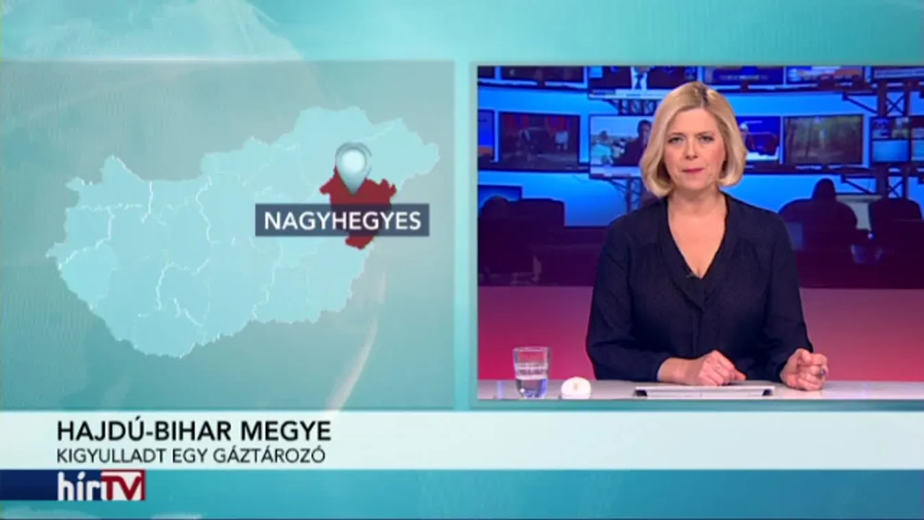 Lángok csaptak fel hajnalban egy gáztározóból