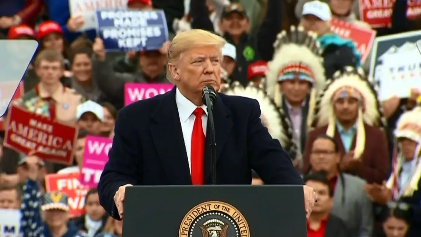 Trump: Gyönyörű látvány a szögesdrótkerítés