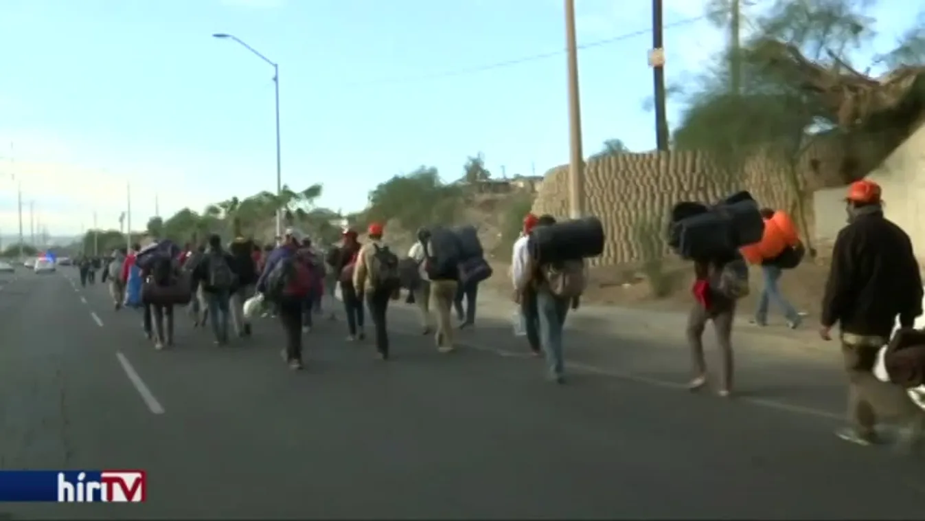Migránsok ezrei torlódtak fel az amerikai–mexikói határon
