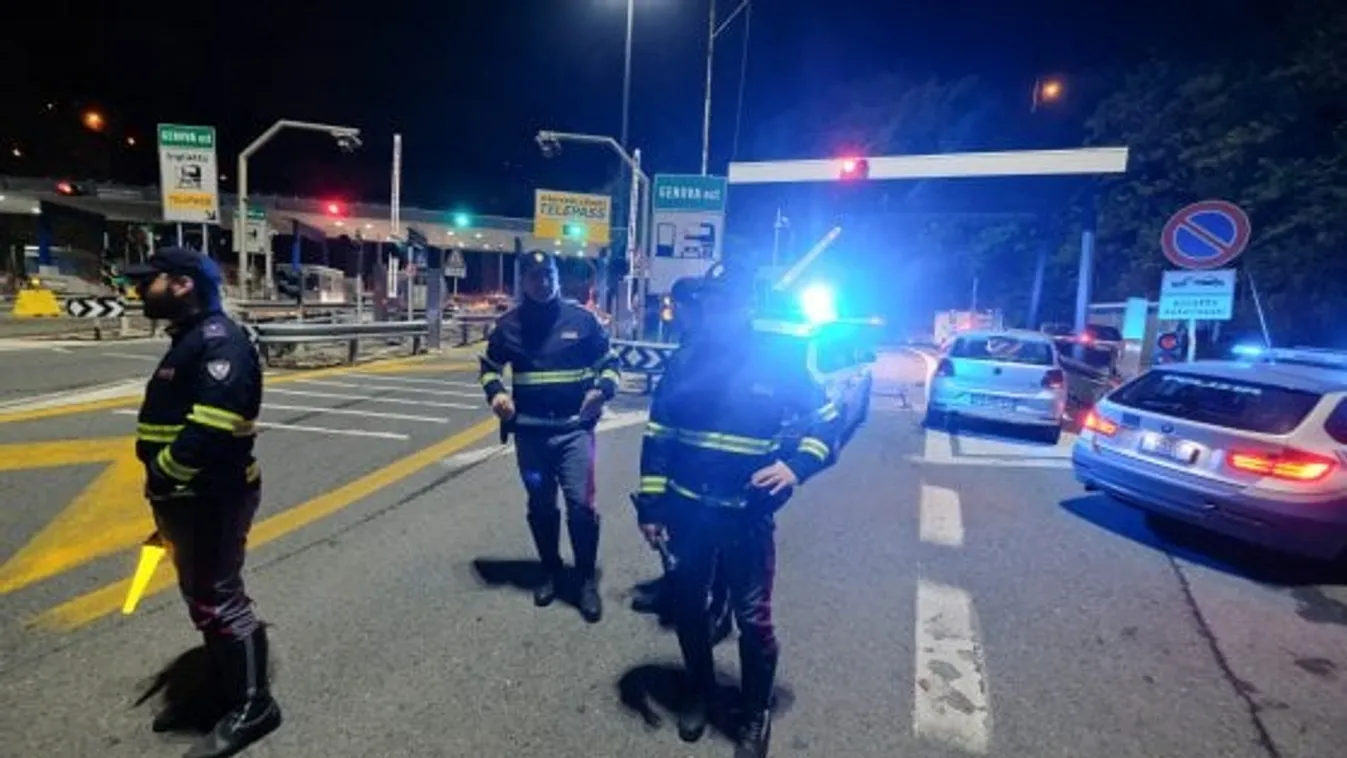 Füstgránátokat hajigáltak az autópályára, majd kereket oldottak