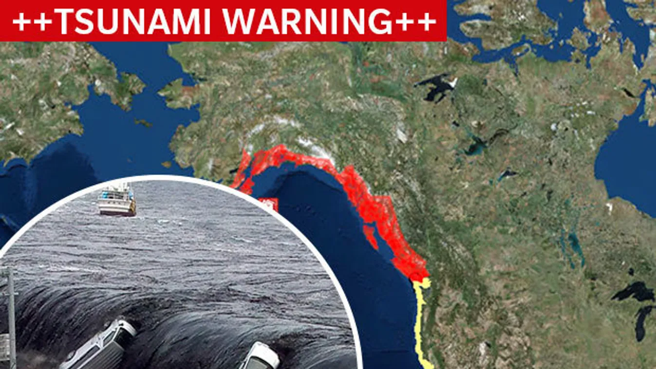 Erős földrengés, cunamiriasztás Alaszkában