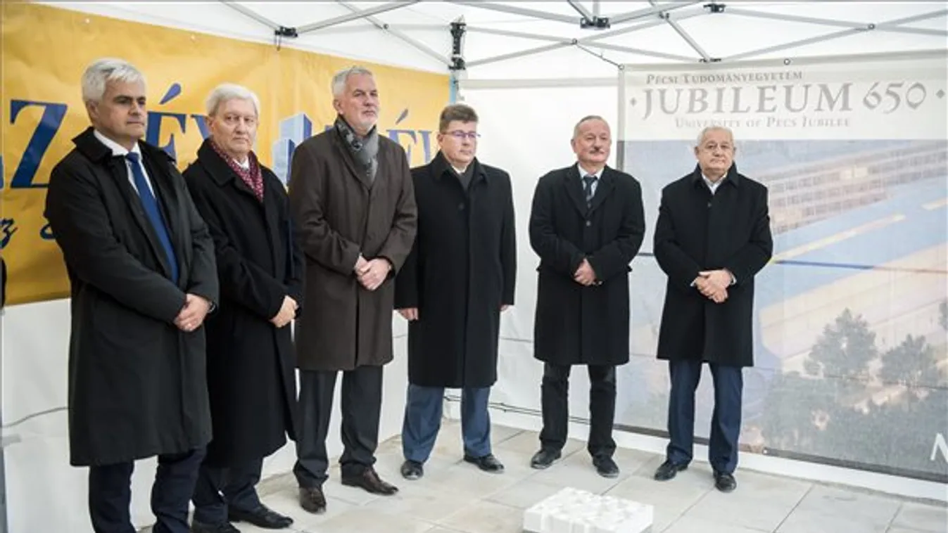 Letették a Pécsi Tudományegyetem új épületének alapkövét