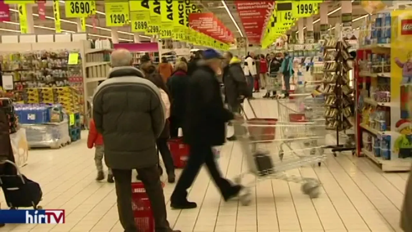 Sokan az utolsó pillanatokra hagyták a szilveszteri bevásárlást