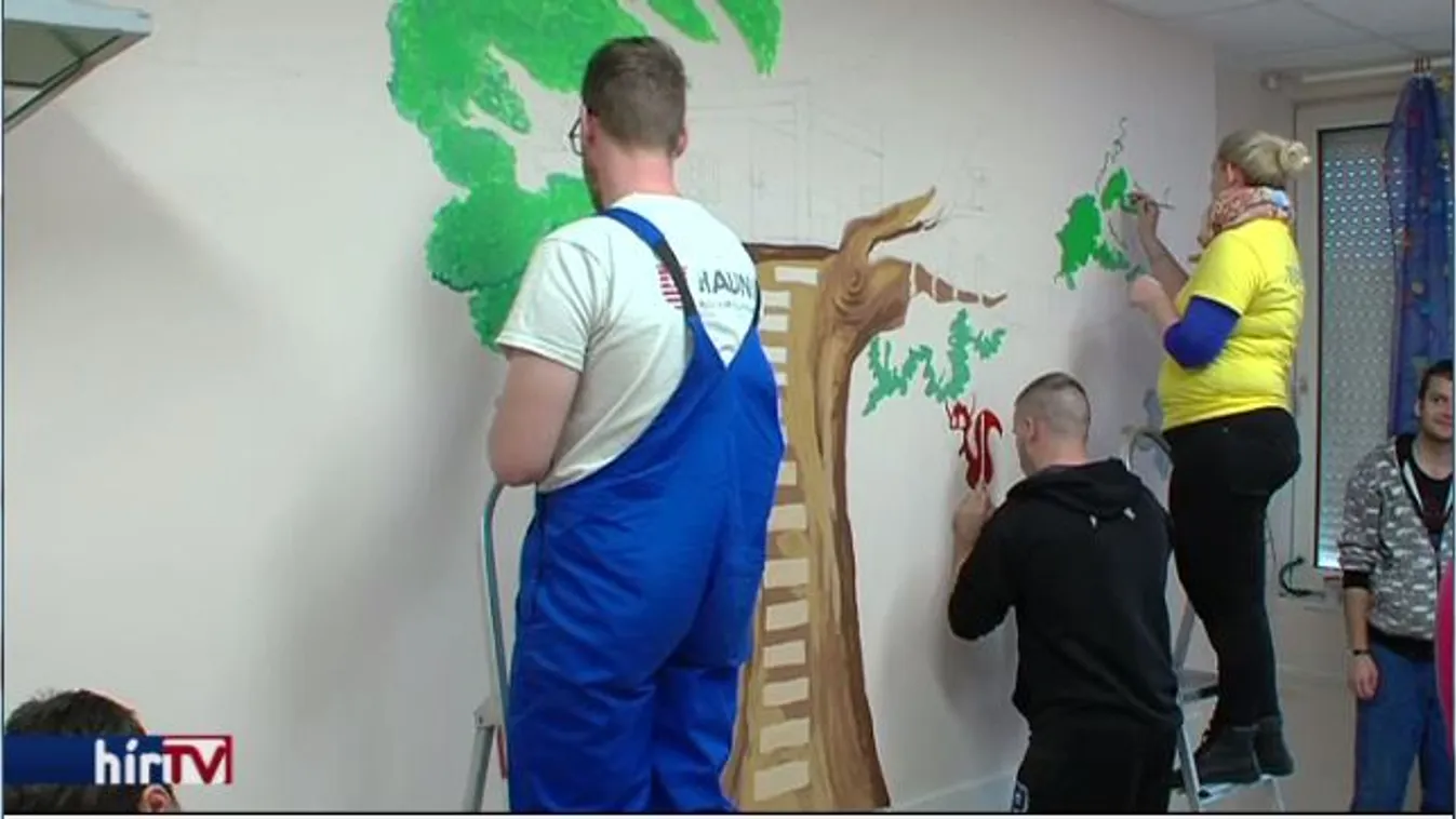 Pécsi egyetemisták festette környezetben gyógyulnak a gyerekek Szigetváron