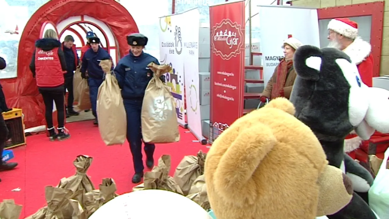 Rekord számú ajándékkal segítik a rendőrök a rászorulókat