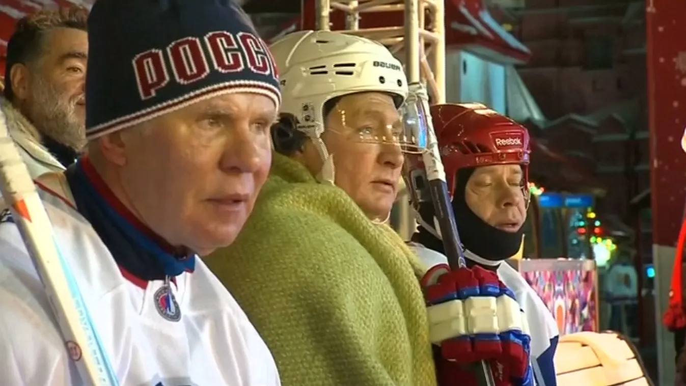 Hokibotot ragadott az orosz elnök