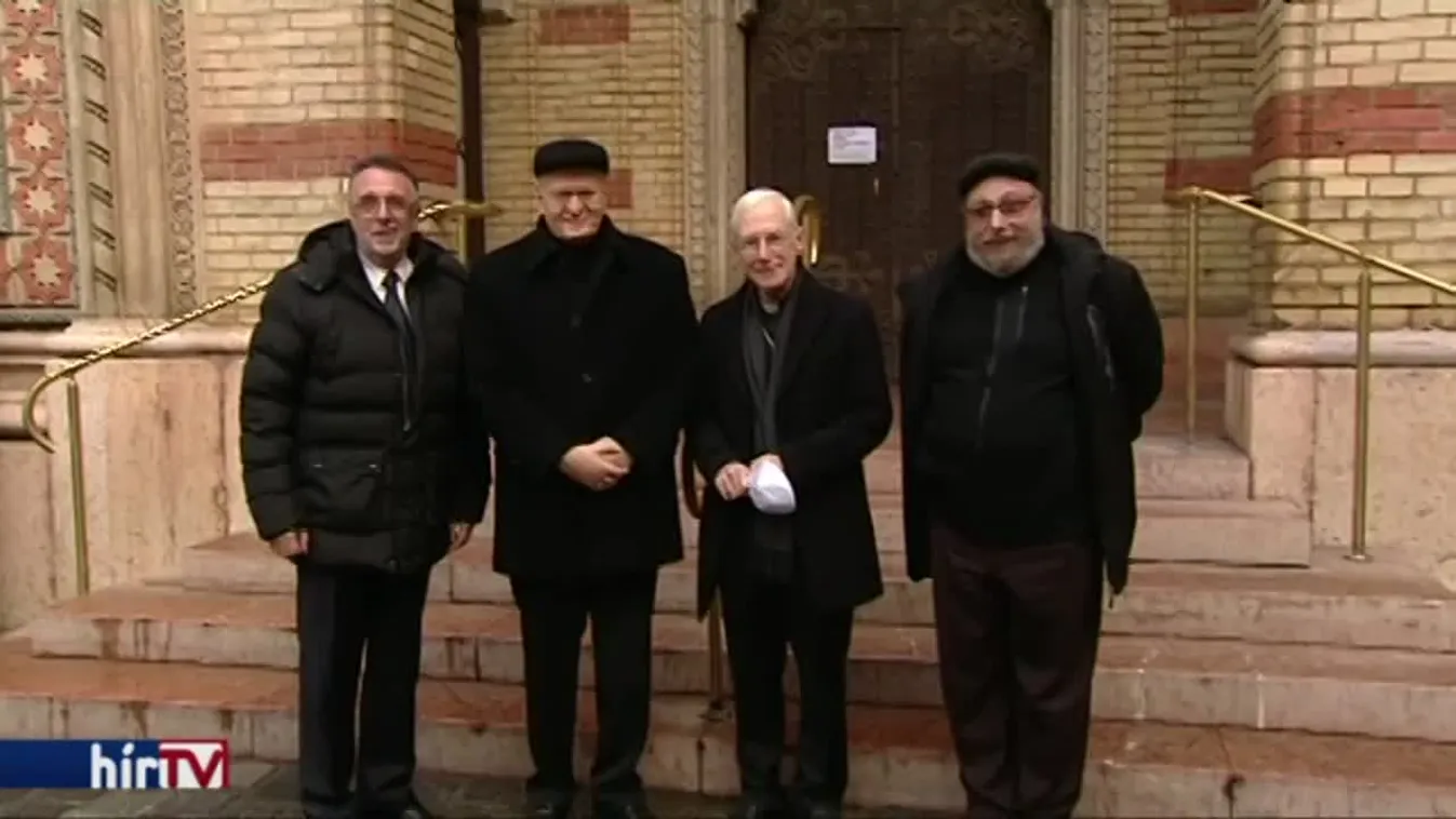 A Dohány utcai zsinagógába látogatott a vatikáni nagykövet