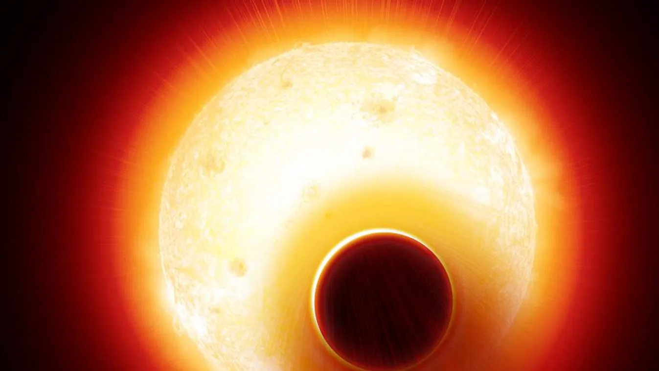 10 ezer kilométeres sebességgel fújja a gázt egy csillag sugárzása