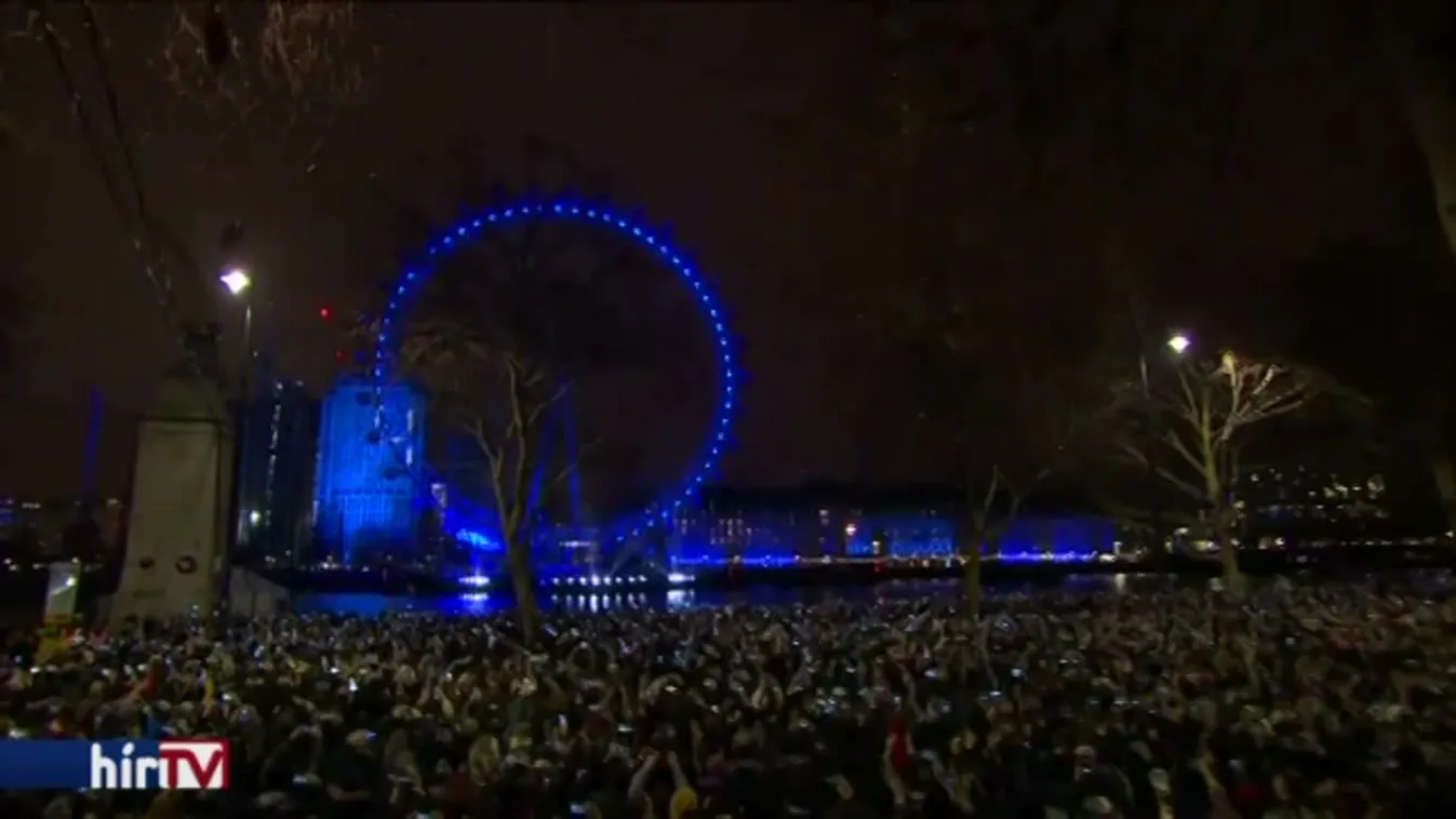 Újévi tűzijáték, London