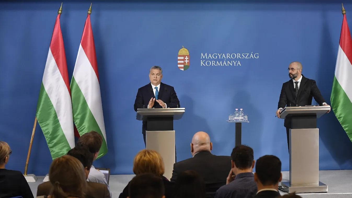 Orbán Viktor első kormányinfója – Csörte