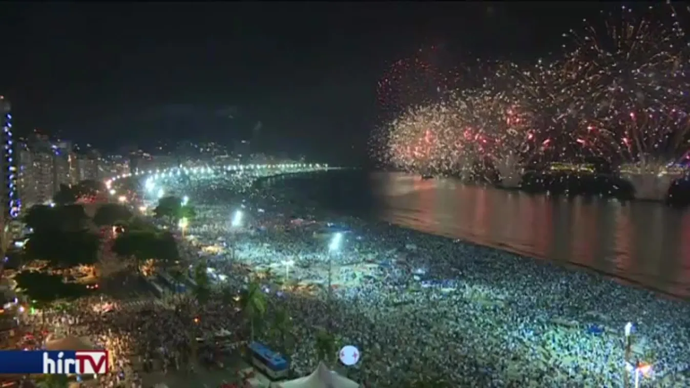 Egymillióan ünnepeltek a riói Copacabanán