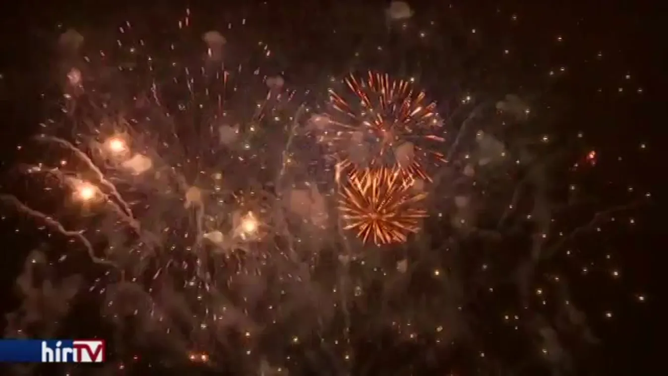 Újévi tűzijáték, Párizs