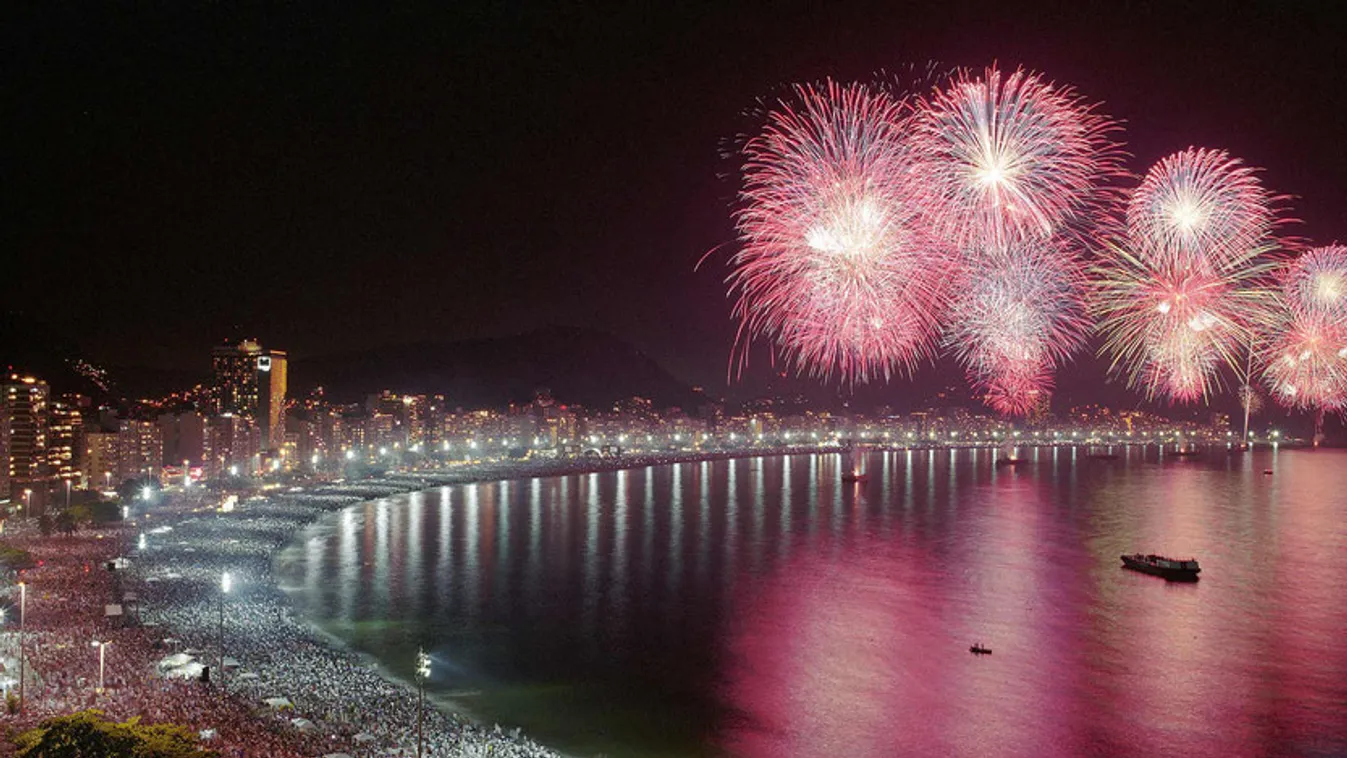 Brazíliában kétmillióan köszöntötték az Újévet