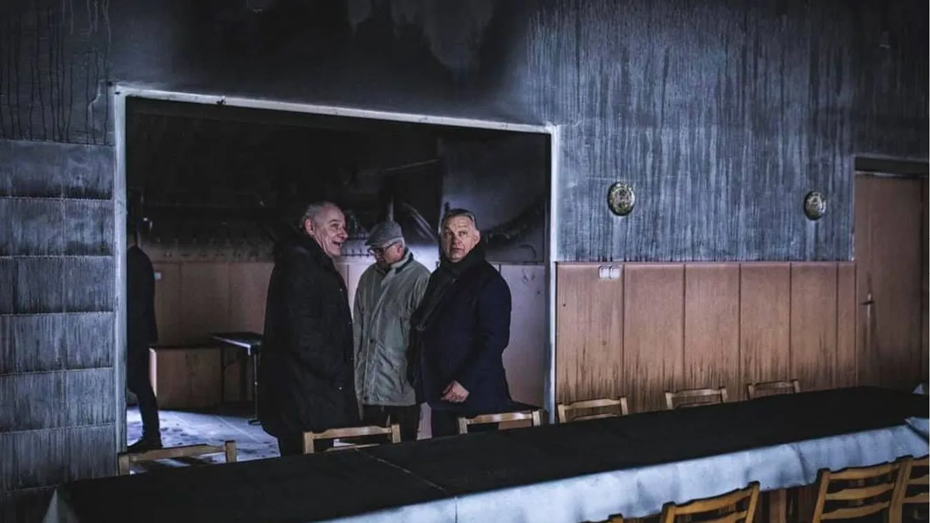Orbán Viktor ellátogatott a leégett Ráday Kollégiumba