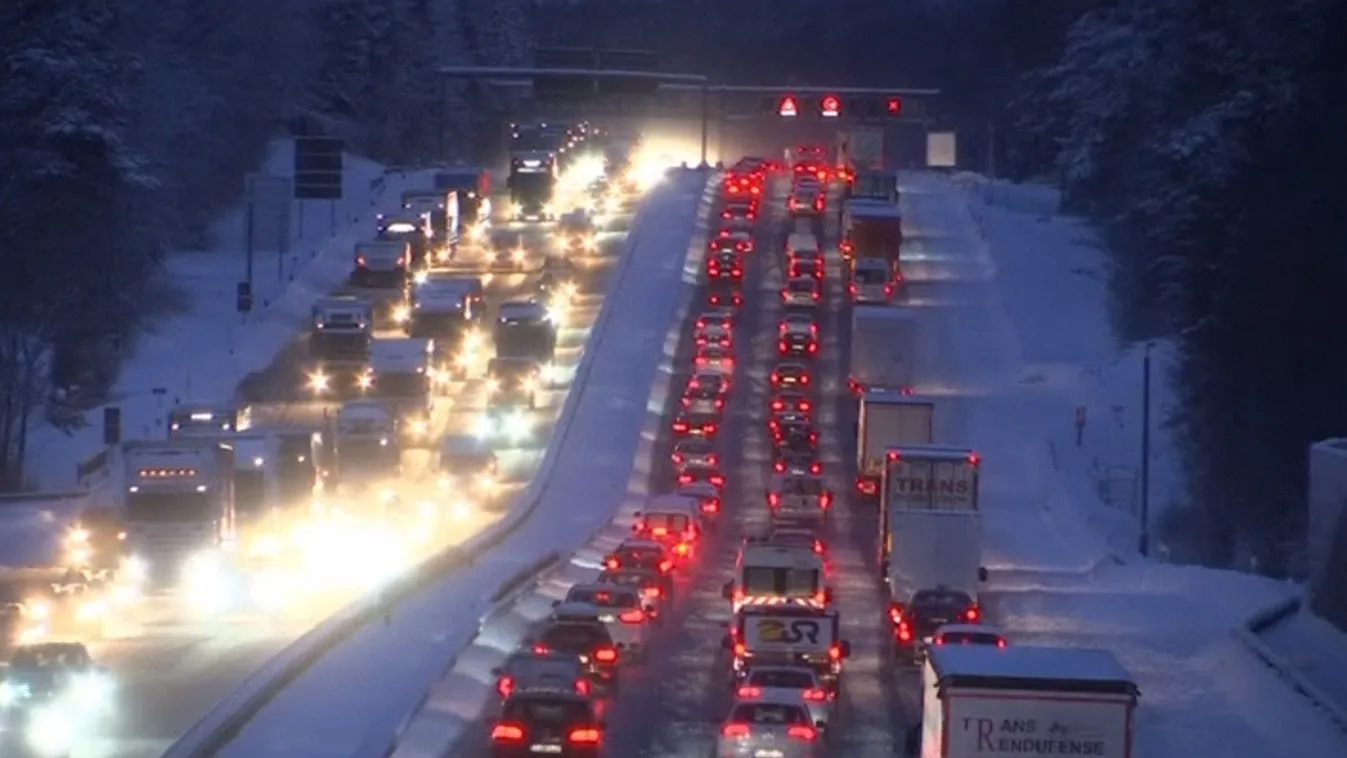 Meglepte Európát a hó