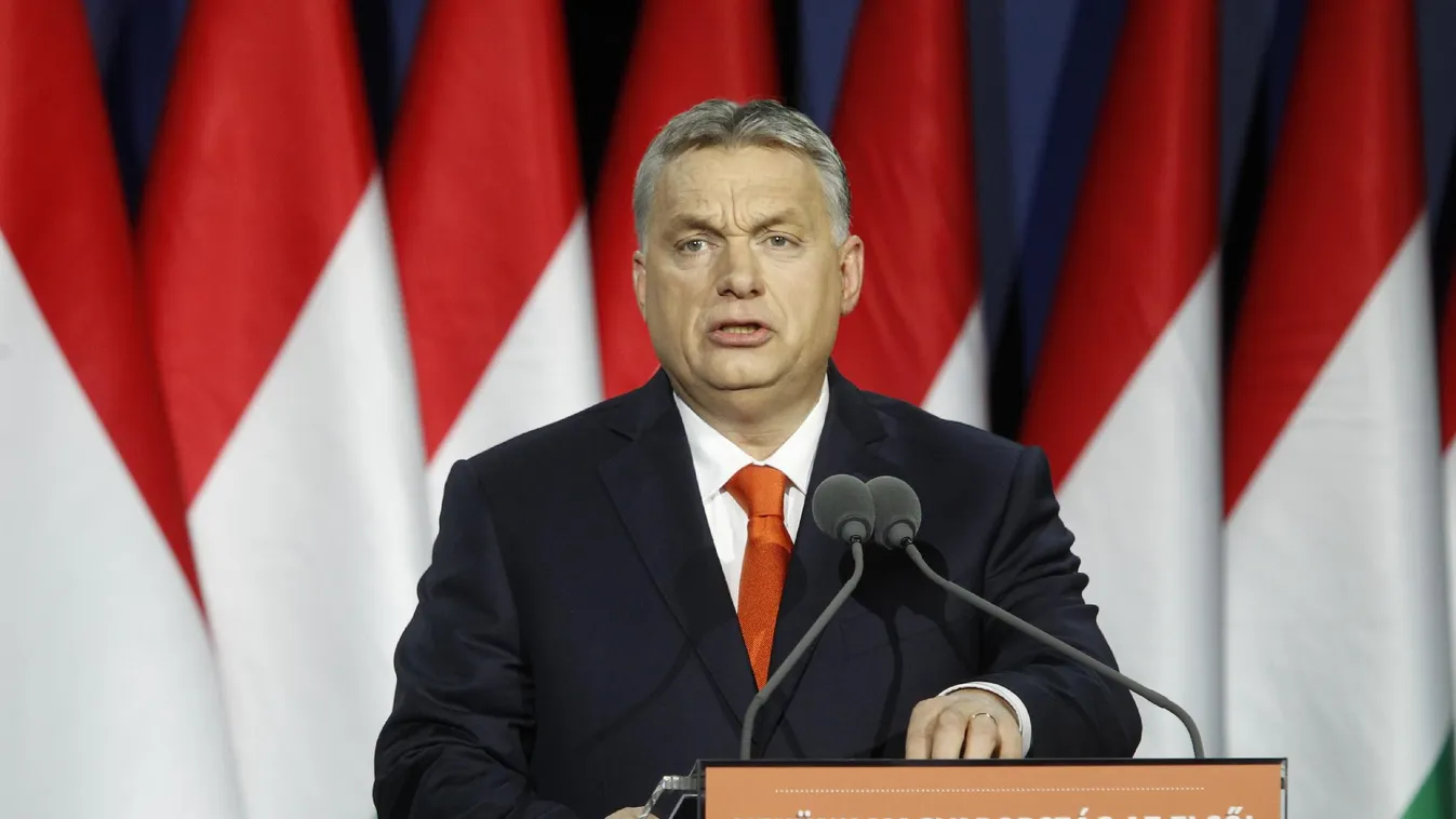 A Várkert Bazárban értékeli az évet Orbán Viktor