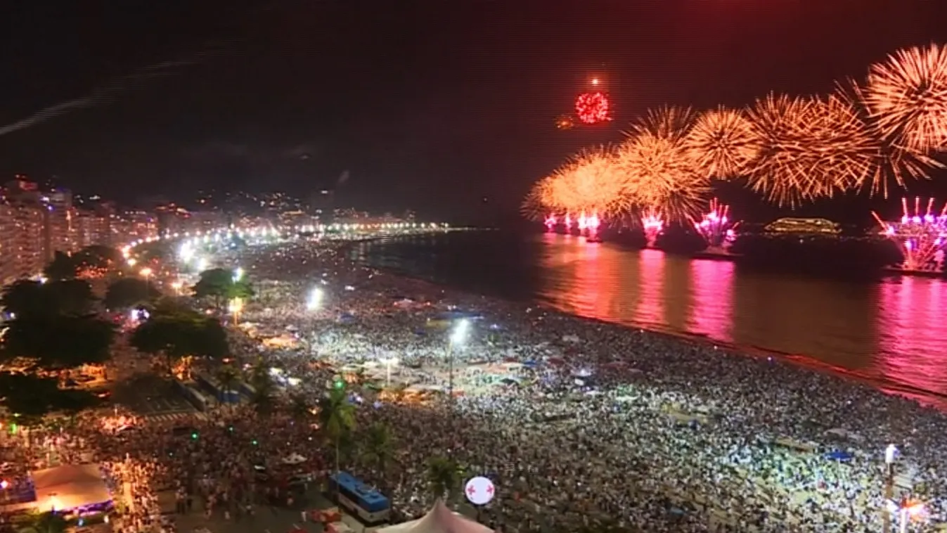 Világszerte százezrek köszöntötték az utcákon az új esztendőt