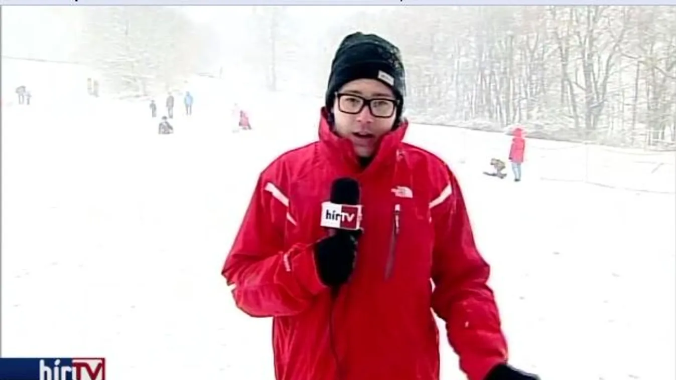 Kiváló minőségű havon síelnek Visegrádon