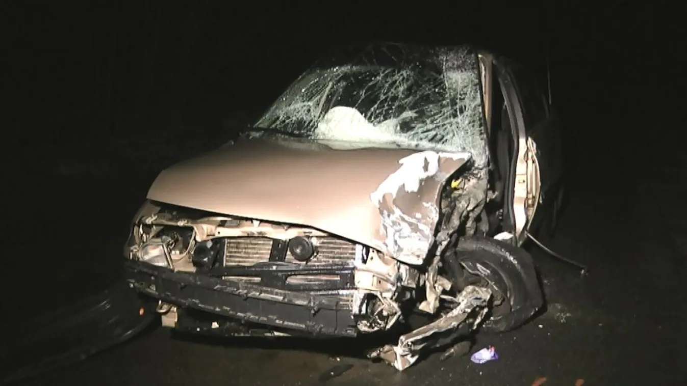 Két autó és egy furgon ütközött Izsák közelében