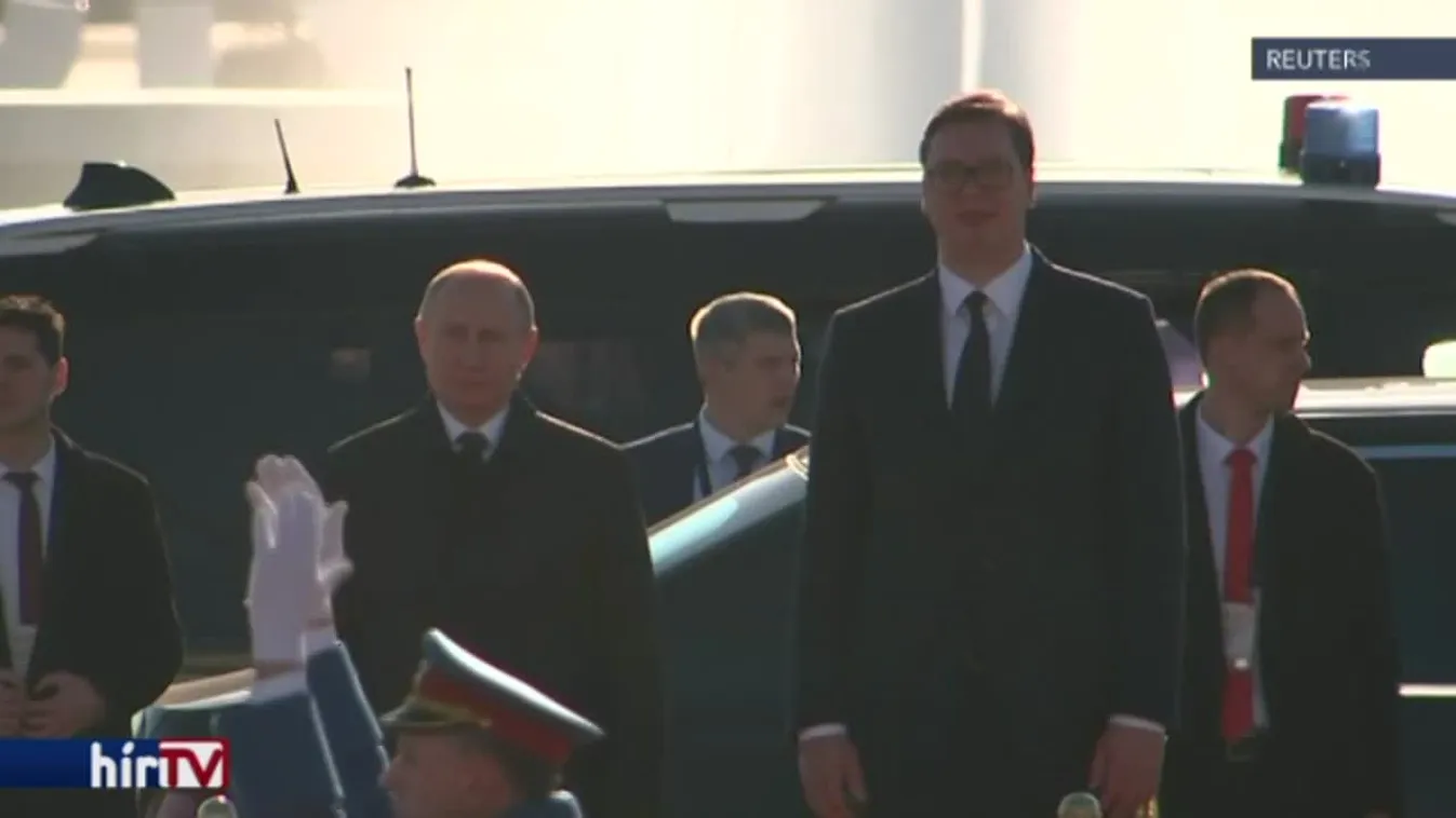 Ceremóniával fogadták Putyint