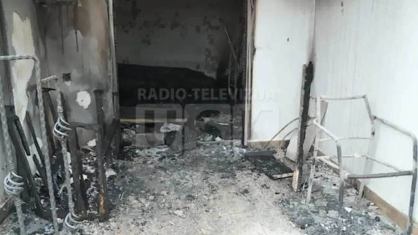 Felgyújtották a migránsok a számukra felajánlott házat