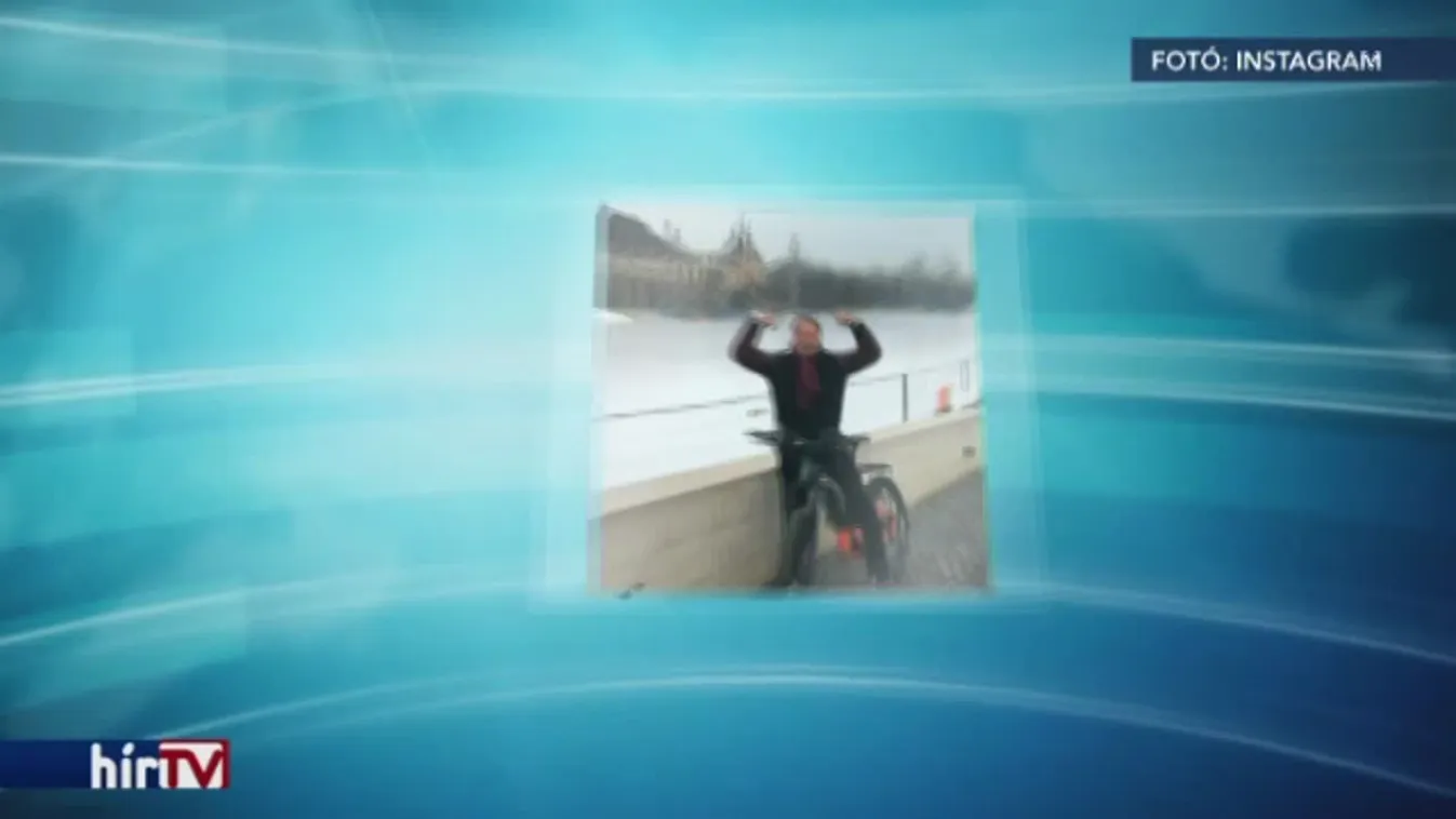 Schwarzenegger a Vajdahunyad vár elől jelentkezett be