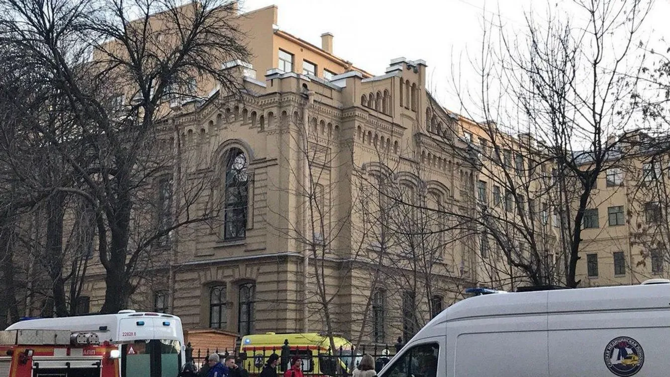 Részben összedőlt egy egyetemi épület Szentpéterváron