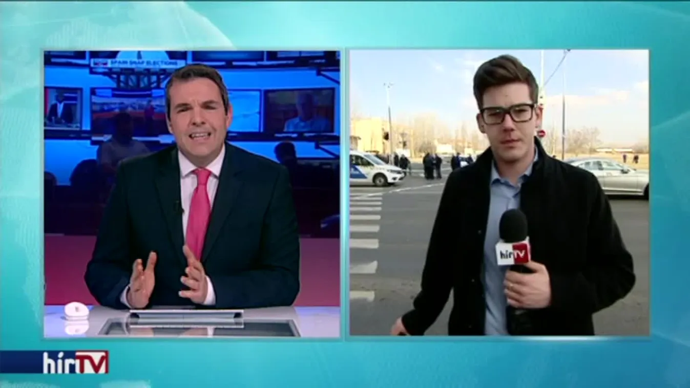 Elkapták a törvényszékről fegyverrel megszökő rabot – élő bejelentkezés a helyszínről 14 órakor