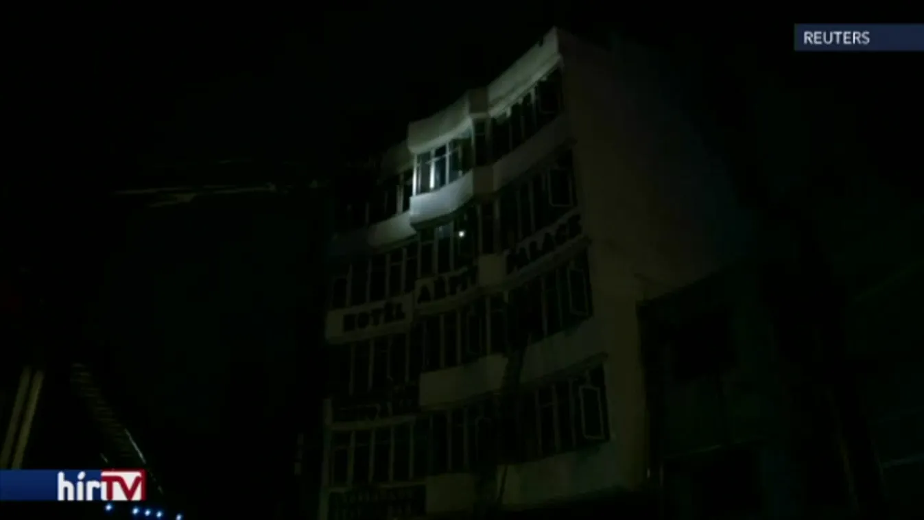 Tizenheten haltak meg egy hoteltűzben Indiában