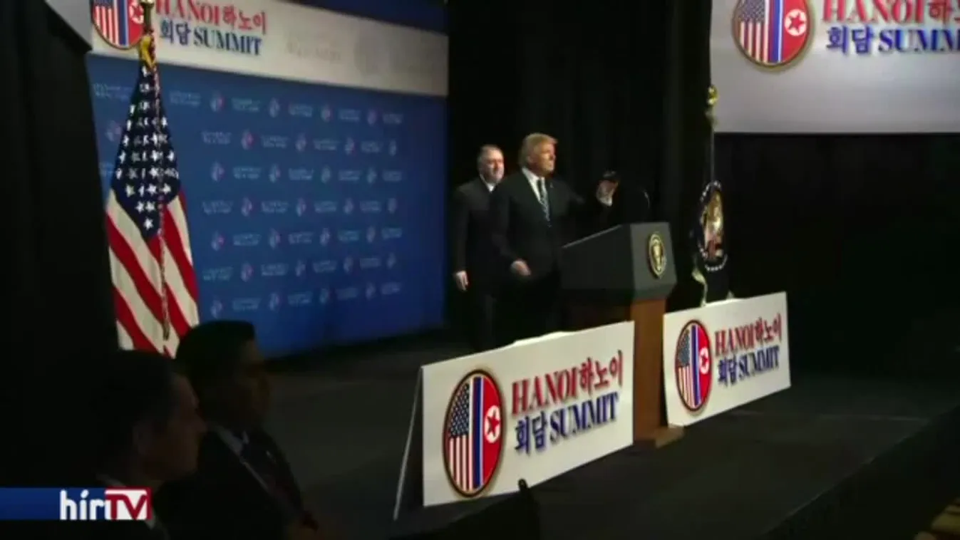 Nem született megállapodás a Trump–Kim találkozón