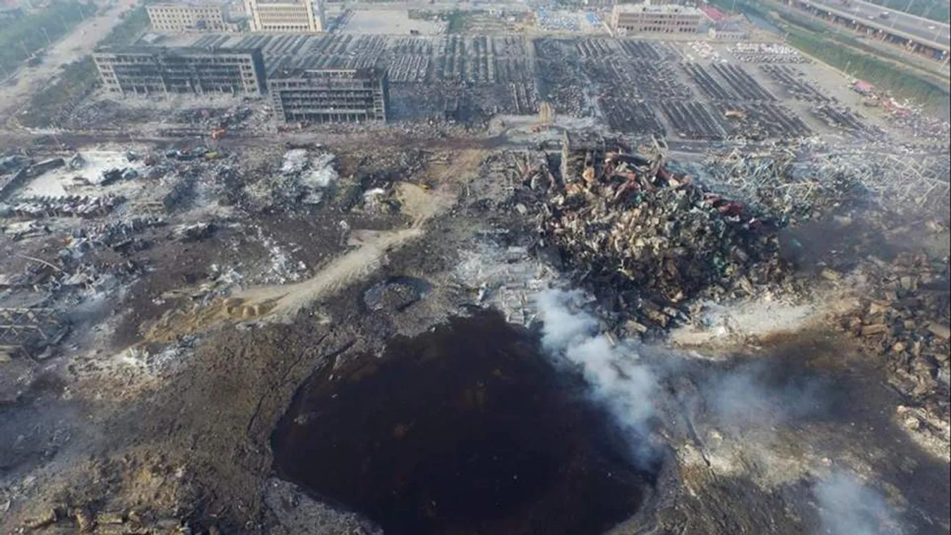 Földrengés erejű robbanás rázta meg Kínát