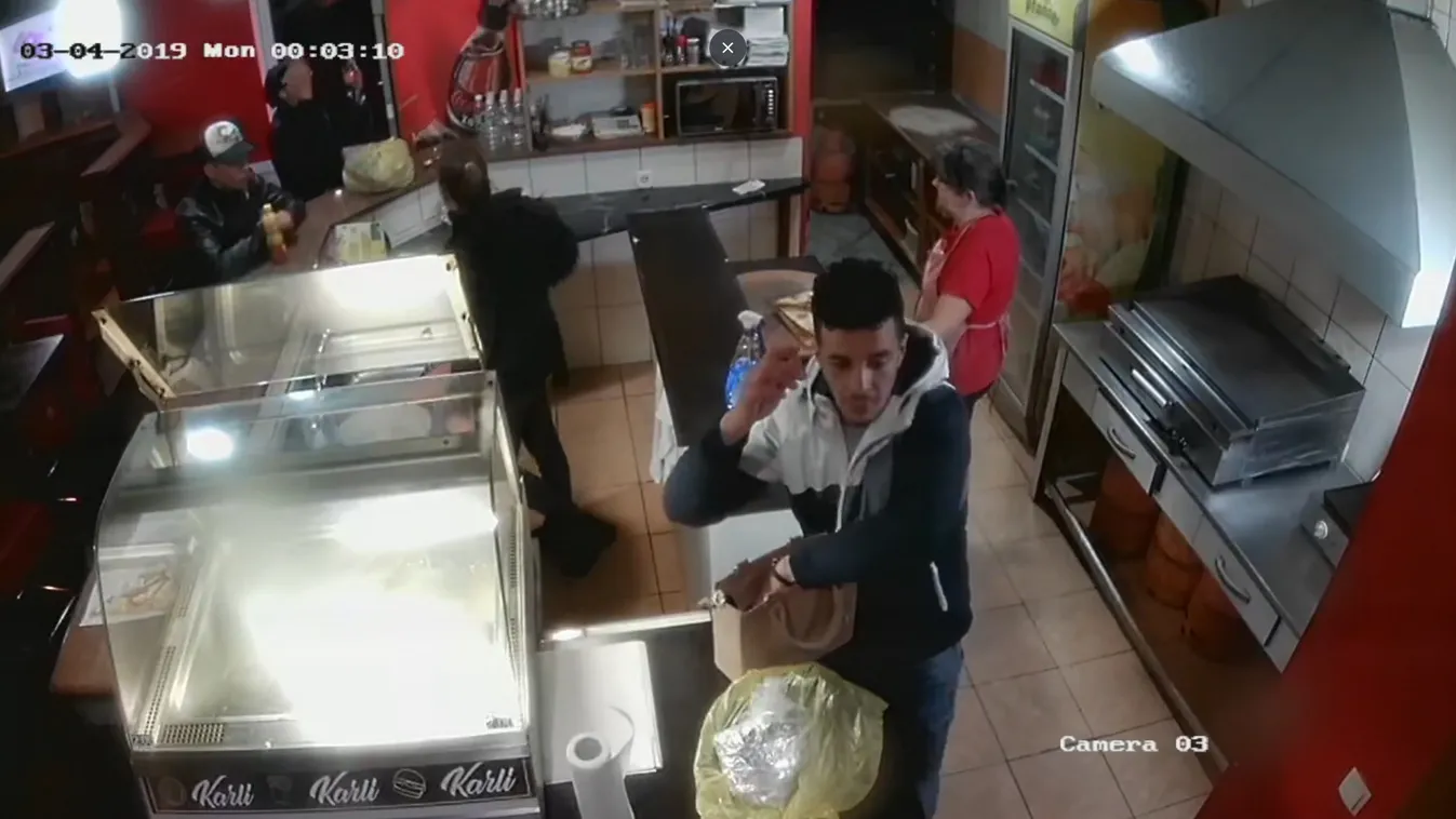 Lopáson kapták a „menekülteket” egy gyorsétteremben