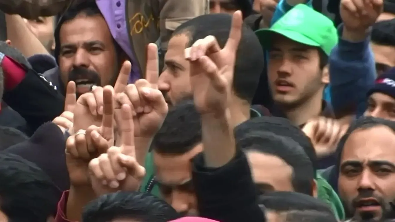 Tankokkal és mesterlövészekkel várják a palesztin tüntetőket