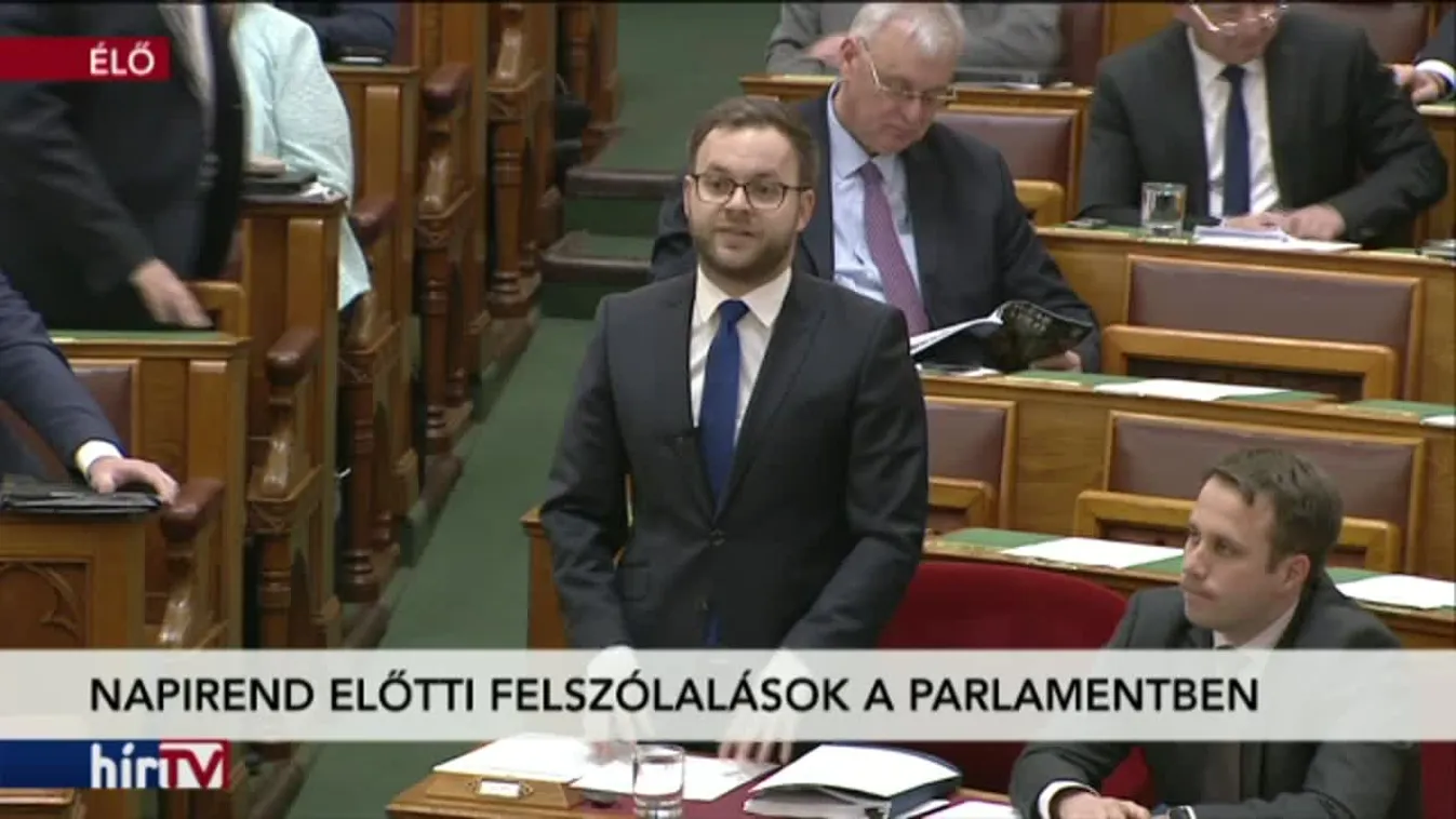 Napirend előtti felszólalások a parlamentben