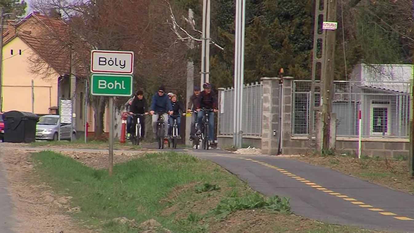 A biztonságot is szolgálja az új kerékpárút