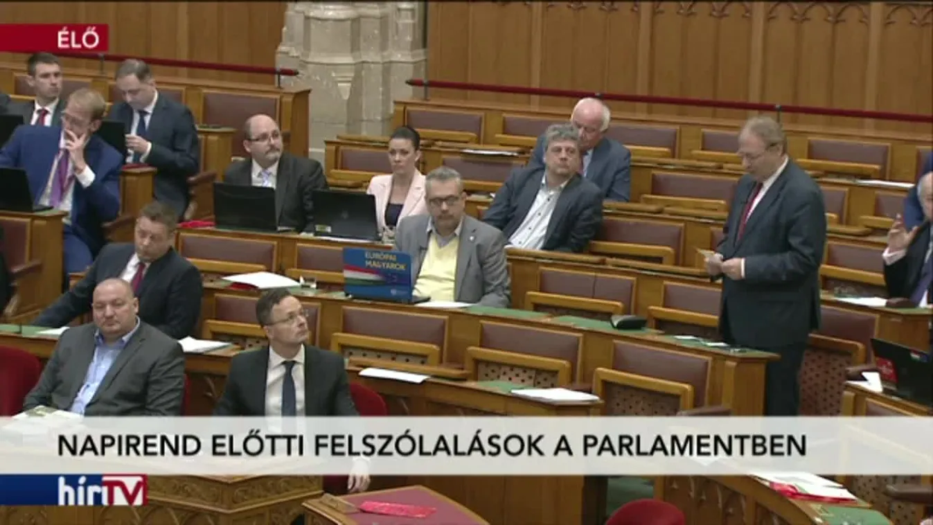 Napirend előtti felszólalások a Parlamentben