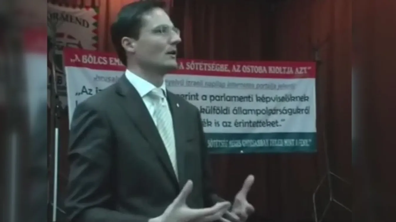 Gyöngyösi újabb videón hangoztat antiszemita szólamokat