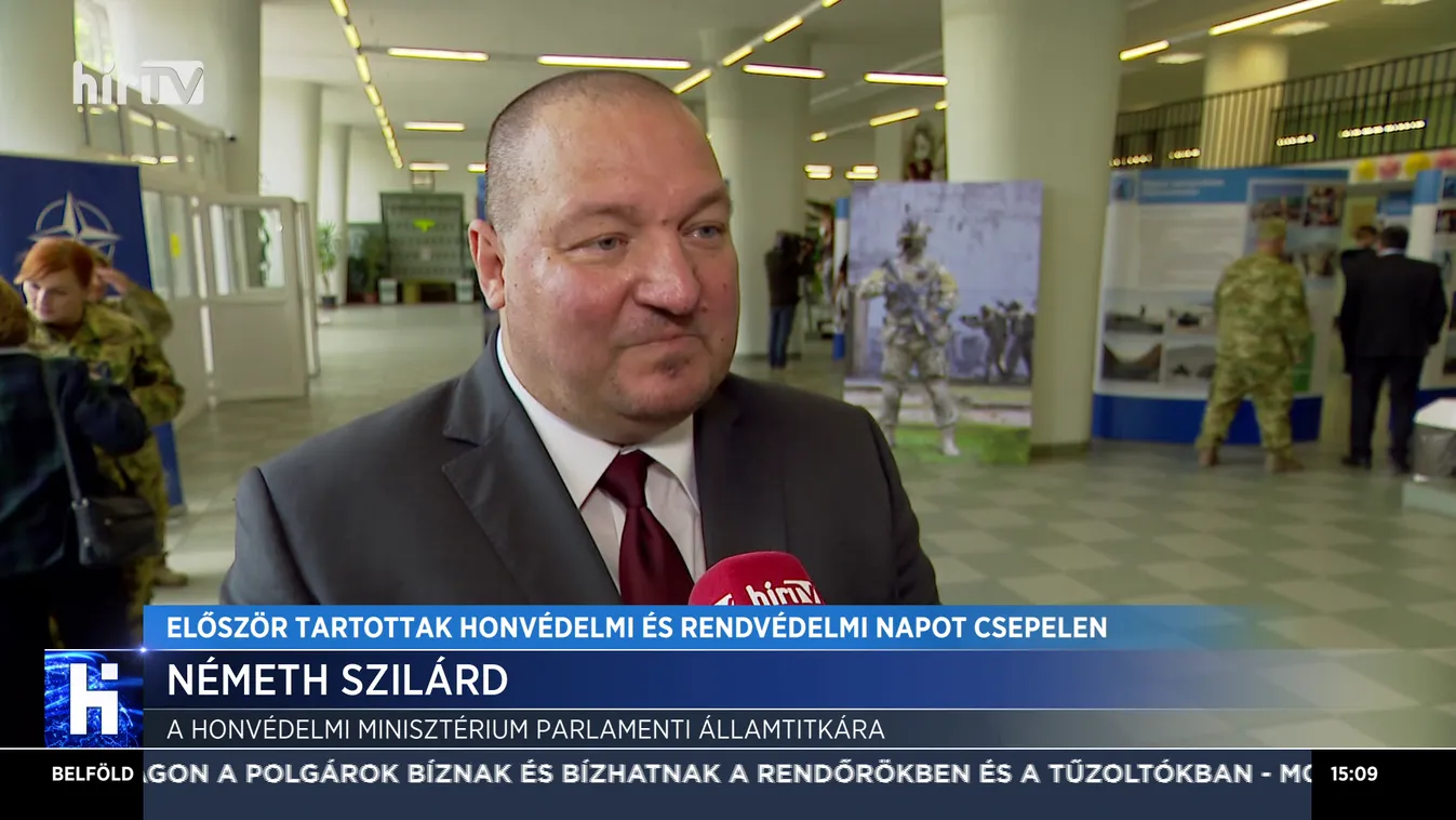 Honvédelmi és rendvédelmi napot tartottak Csepelen