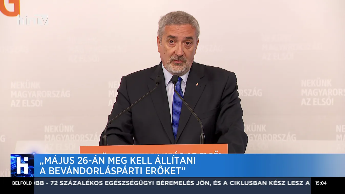 Május 26-án meg kell állítani a bevándorláspárti erőket