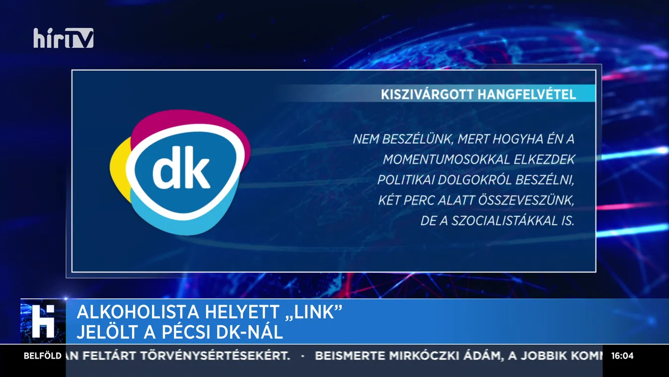 Alkoholista helyett "link" jelölt a pécsi DK-nál + hangfelvétel