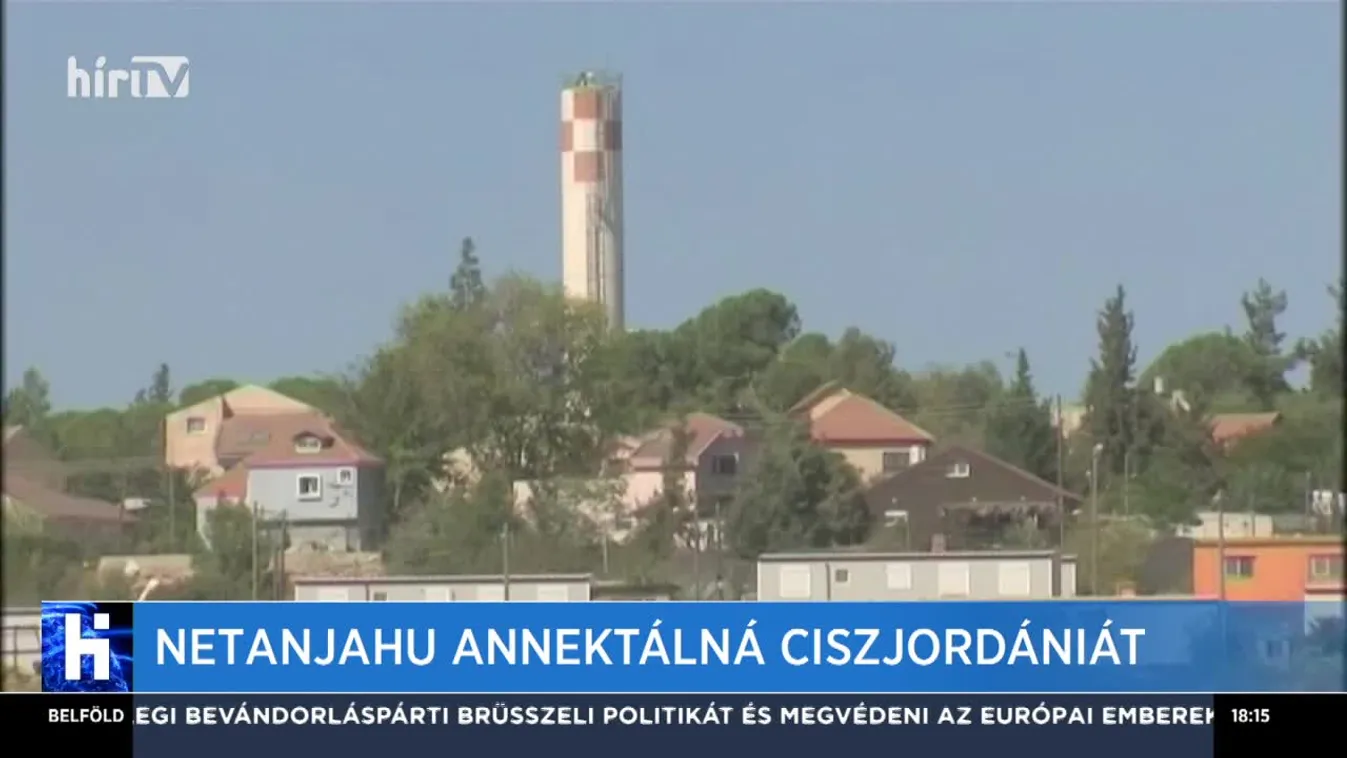 Netanjahu annektálná Ciszjordániát